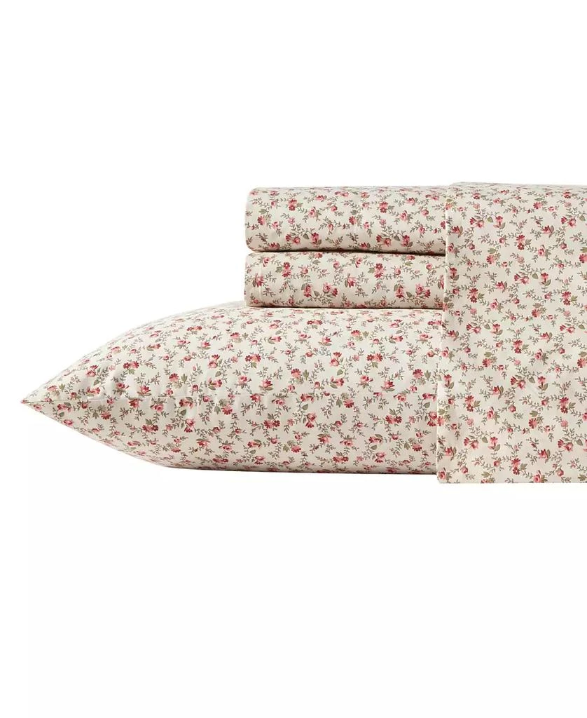 Laura Ashley 200-Thread Cotton 4 -Pc. Sheet Set 1