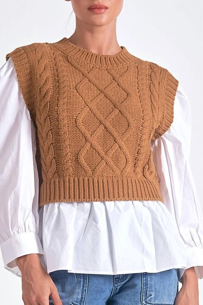 Elan Elan - Elisa Layered Sweater Vest 1