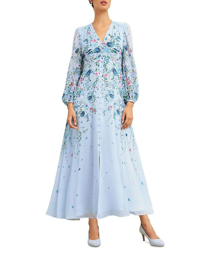 HOBBS LONDON Caversham Silk Dress 1