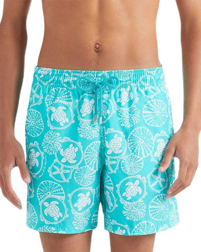 Vilebrequin Moorea Printed 5.5" Swim Trunks