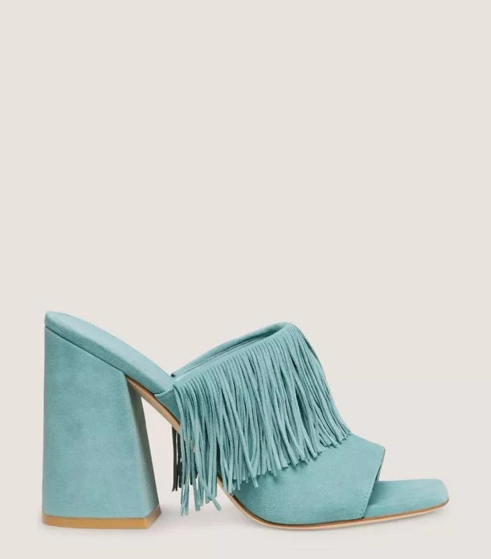 Stuart Weitzman TIA FRINGE 100 SLIDE 1