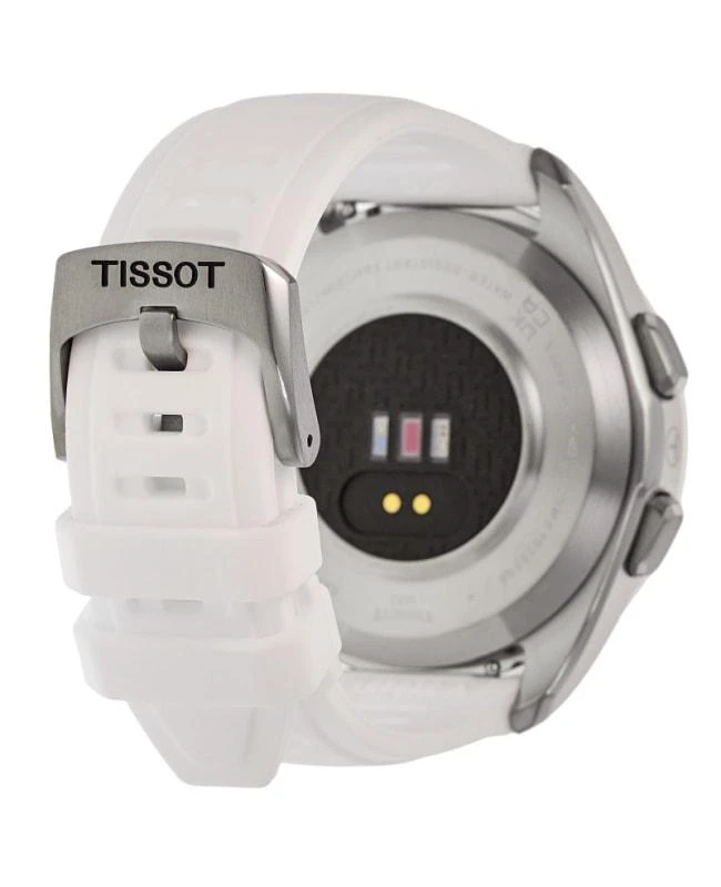 Tissot Tissot T-Touch Connect Solar Sport GMT Digital Dial Titanium White Silicone Strap Men's Watch T153.420.47.051.03 4
