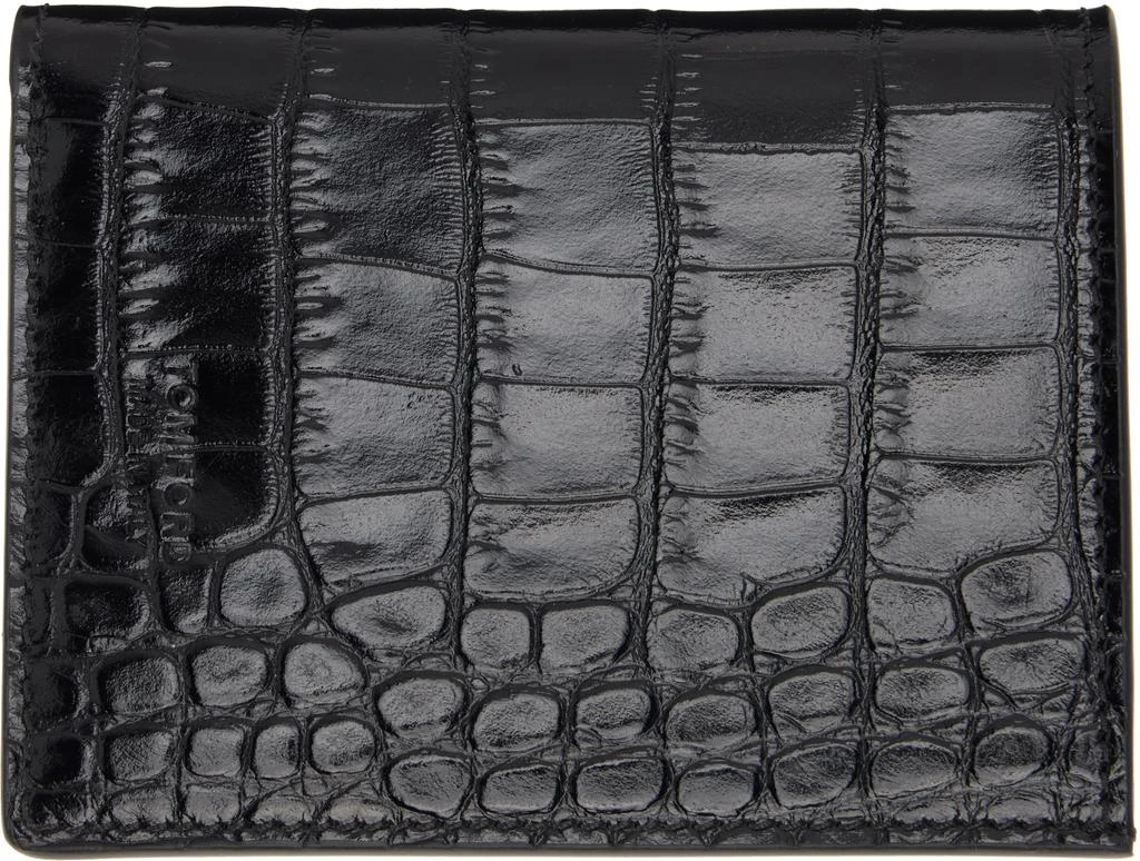 Tom Ford Black Folding Card Holder