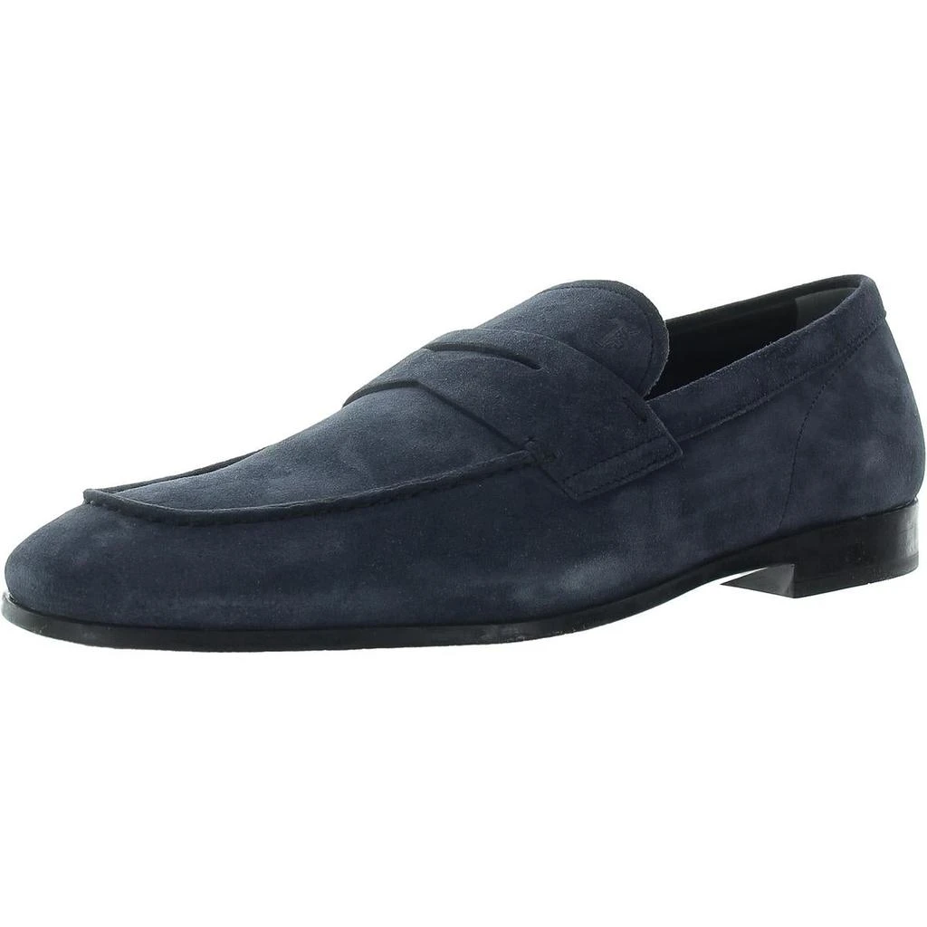 Tod's Mocassino Gomma Leggera Mens Solid Suede Loafers 1