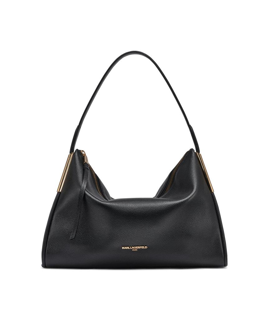 Karl Lagerfeld Paris VALERIE LEATHER SHOULDER BAG