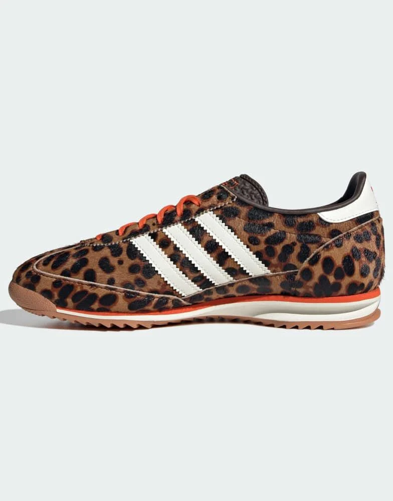 Adidas adidas Originals SL 72 OG trainers in leopard print - BEIGE 5