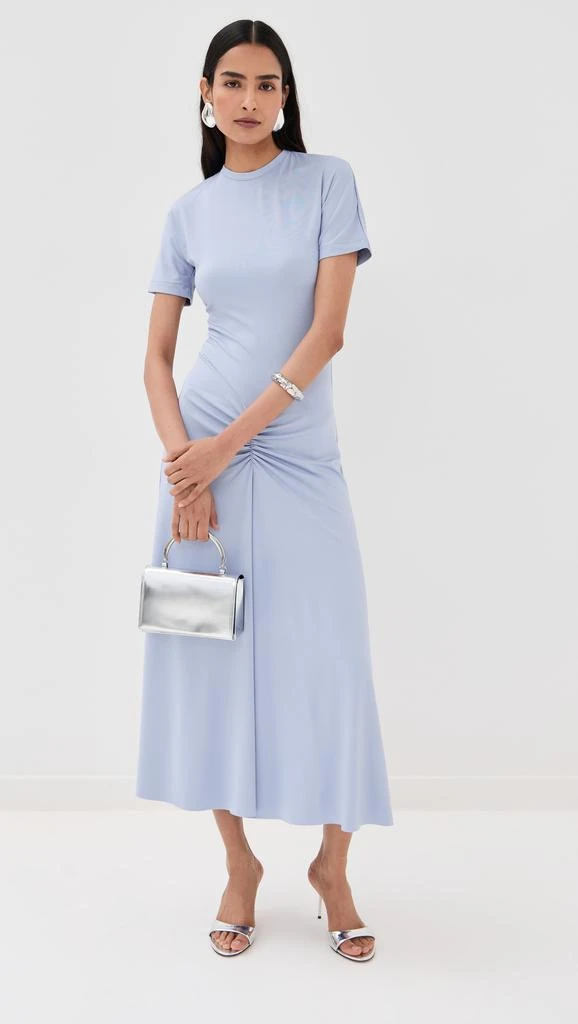 Victoria Beckham Gathered Waist T-Shirt Midi Dress 4