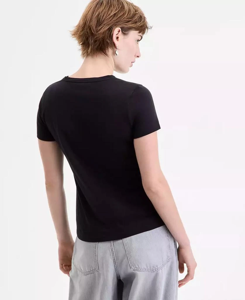 Hugo Boss Women's Cotton Embellished Logo T-Shirt 4