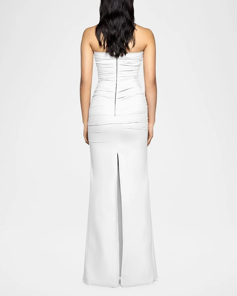 Maticevski Intoxicate Strapless Ruched Maxi Gown 3