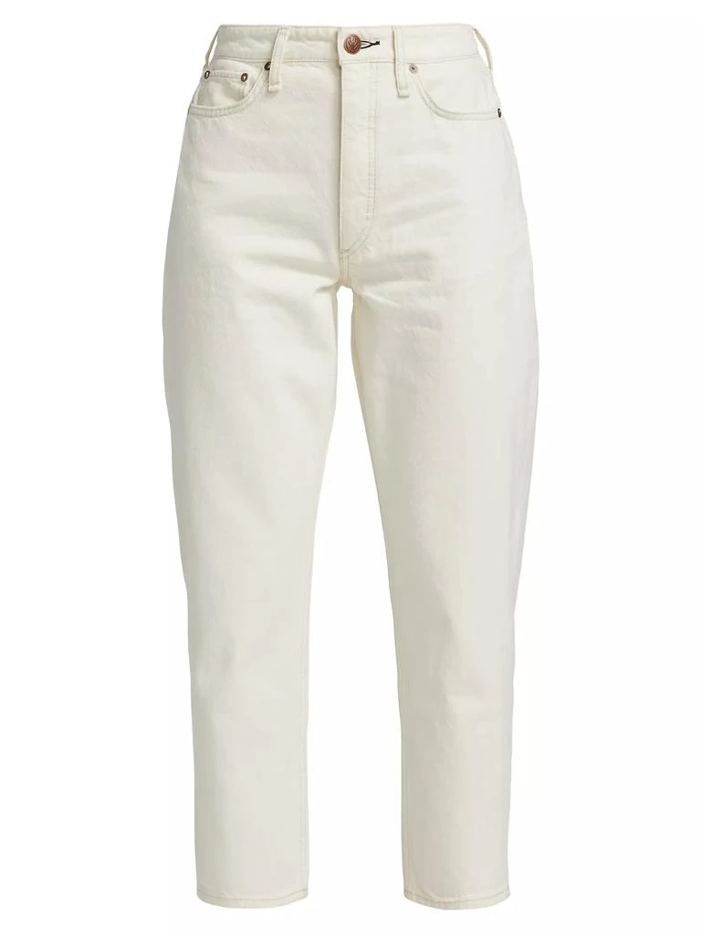 Rag & Bone Alissa High-Waisted Cropped Barrel-Leg Jeans 1