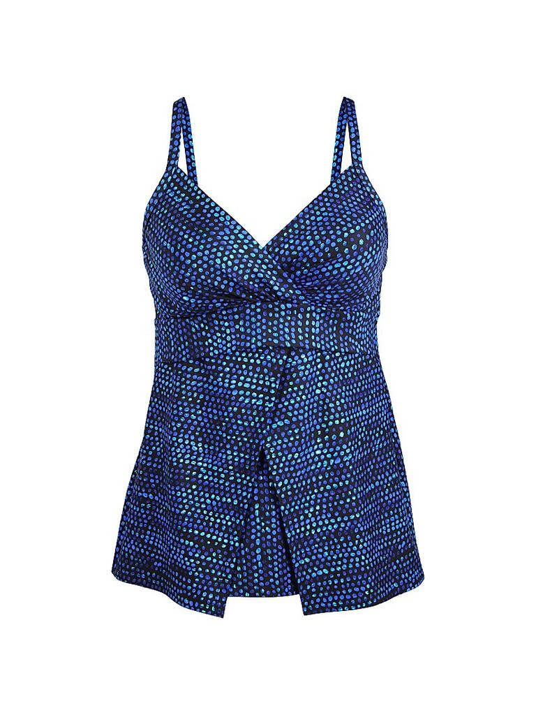 Miraclesuit Swim Dot Com Cleo Tankini Top