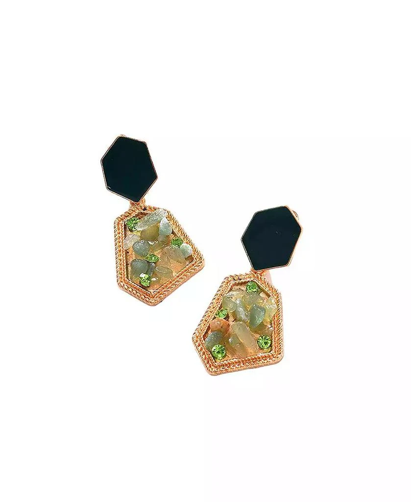 SOHI Women
s Textured Drop Earrings