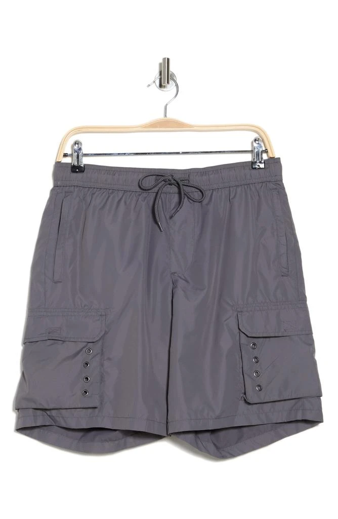 Topman Cargo Swim Trunks 3