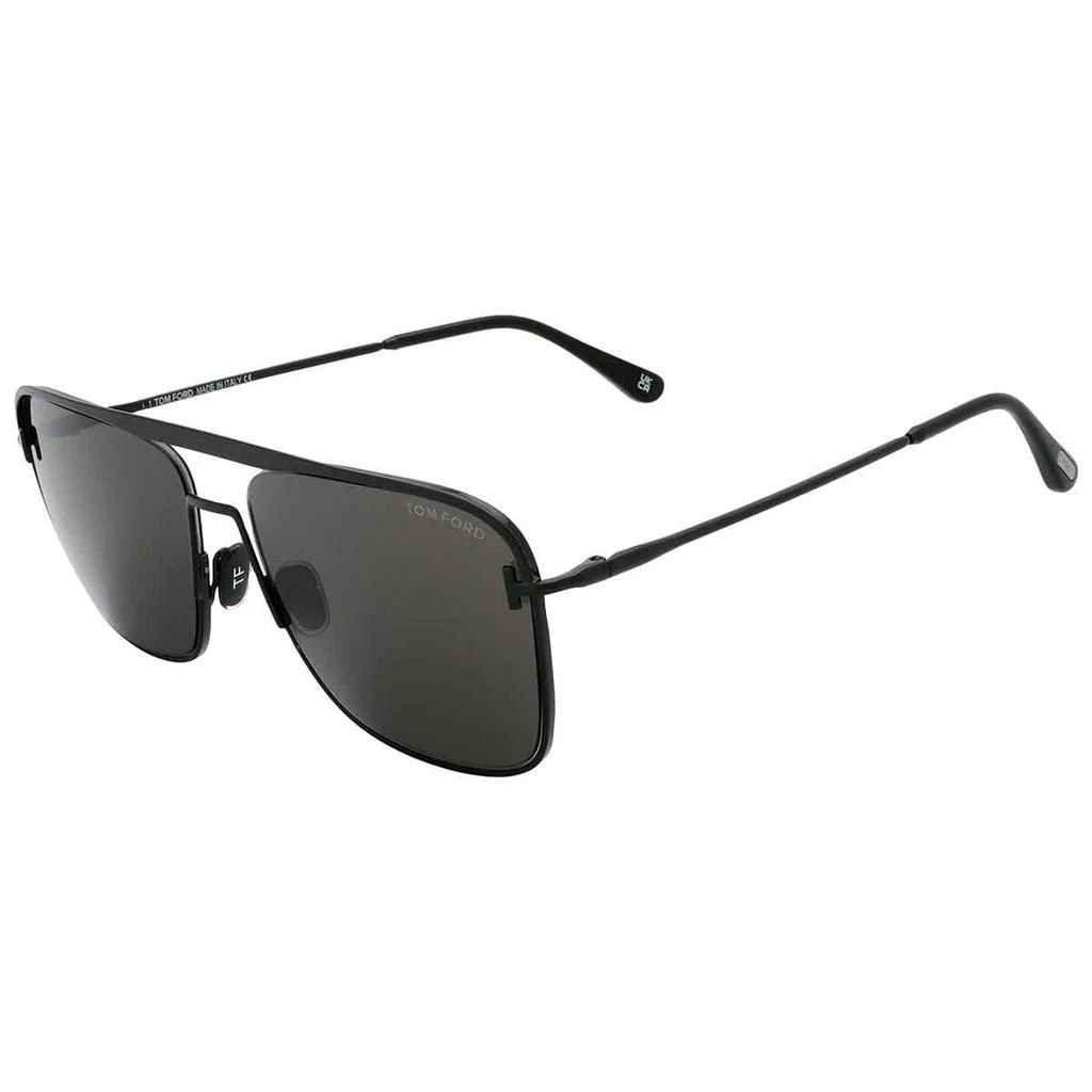 Tom Ford Nolan Smoke Navigator Men's Sunglasses FT0925 01A 60 3