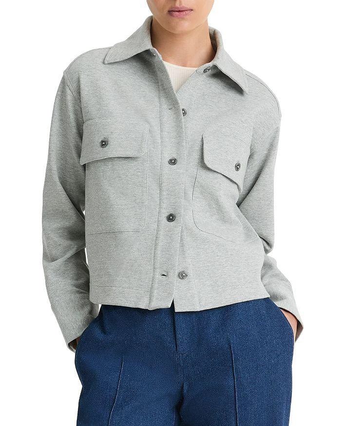 Vince | Cropped Button Front Jacket