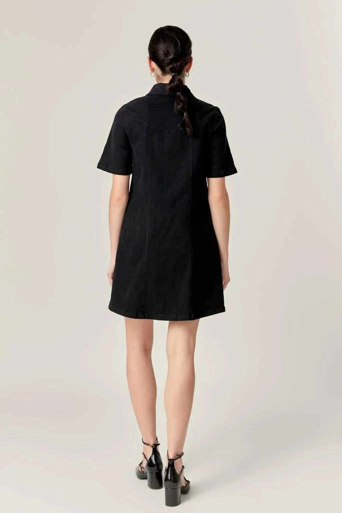 English Factory English Factory - Washed Denim Mini Dress 2