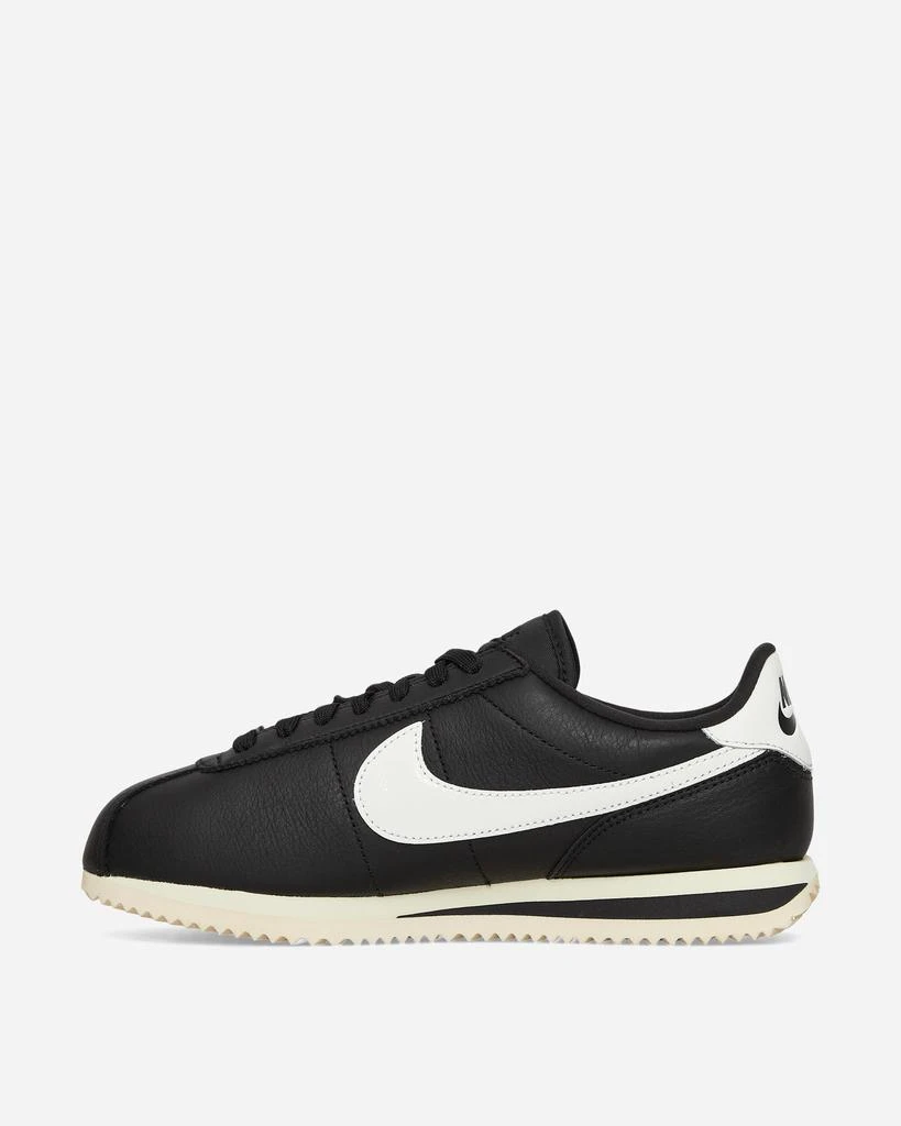 NIKE Women's Cortez 23 Premium Sneakers Black / Sail 4