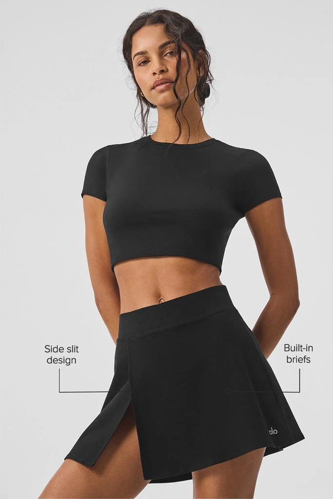 Alo Alosoft Backspin Skirt - Black 3