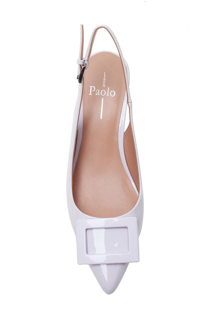 Linea Paolo Vista Slingback Pointed Toe Wedge Pump 4