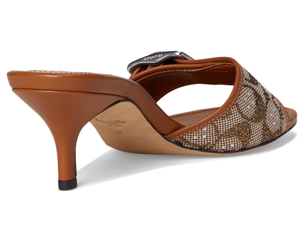 Shop Margot Sandal In Crystal Signature Jacquard on Sale at