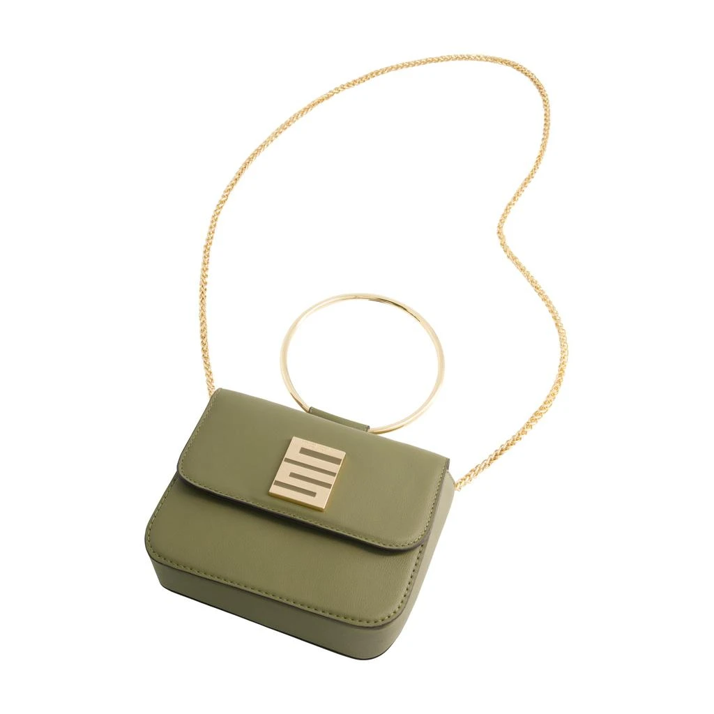 Christian Siriano New York Ring Handle Mini Flap Crossbody 5