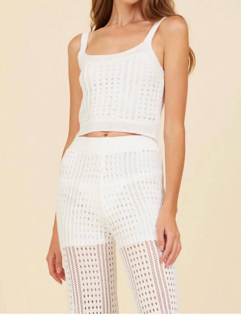 Surf Gypsy Surf Gypsy - Knit Cropped Tank