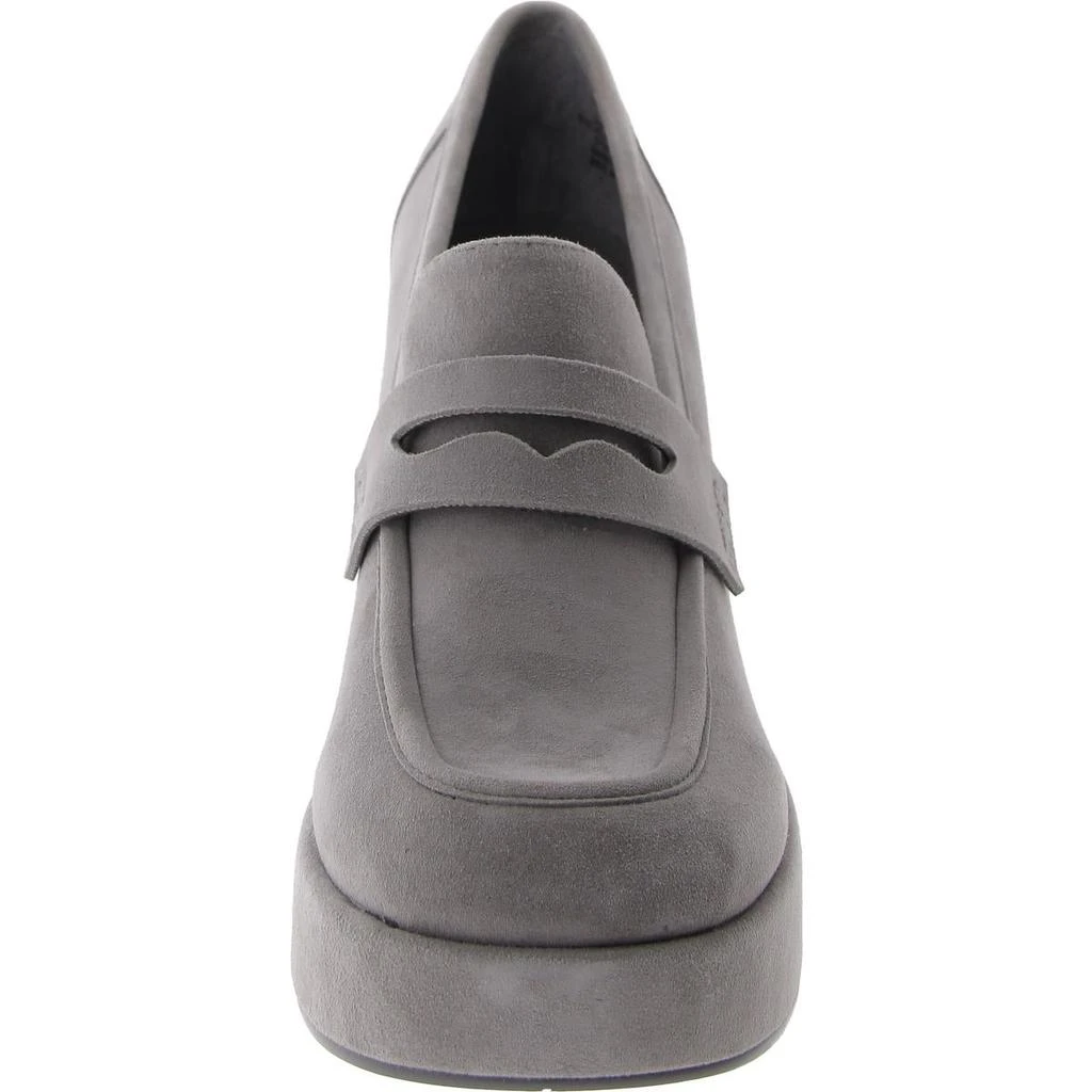 Steve Madden Ashe Womens Block Heel Slip-On Loafer Heels 2
