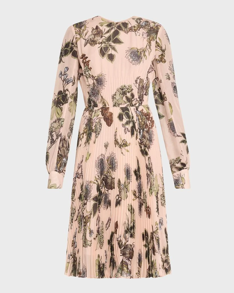 Jason Wu Forest Floral Pleated Short Dress 1
