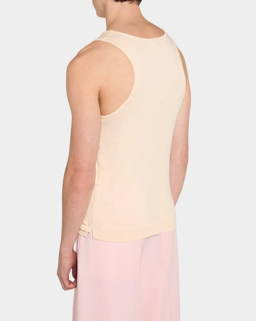 Simone Rocha Men's Ruffle Frill Tank Top 3