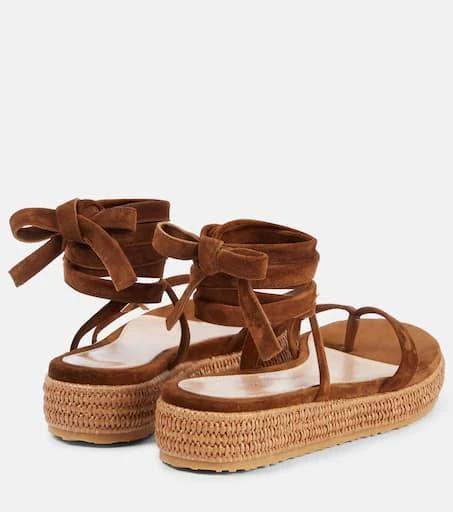 Gianvito Rossi Suede espadrille sandals 2