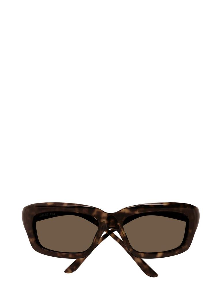 Balenciaga Black Signature Square Af Sunglasses