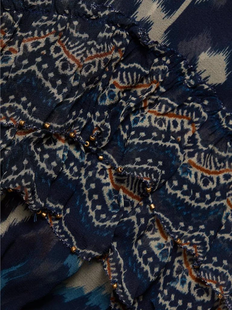 Farm Rio Pineapple Ikat-Inspired Maxi Dress 7