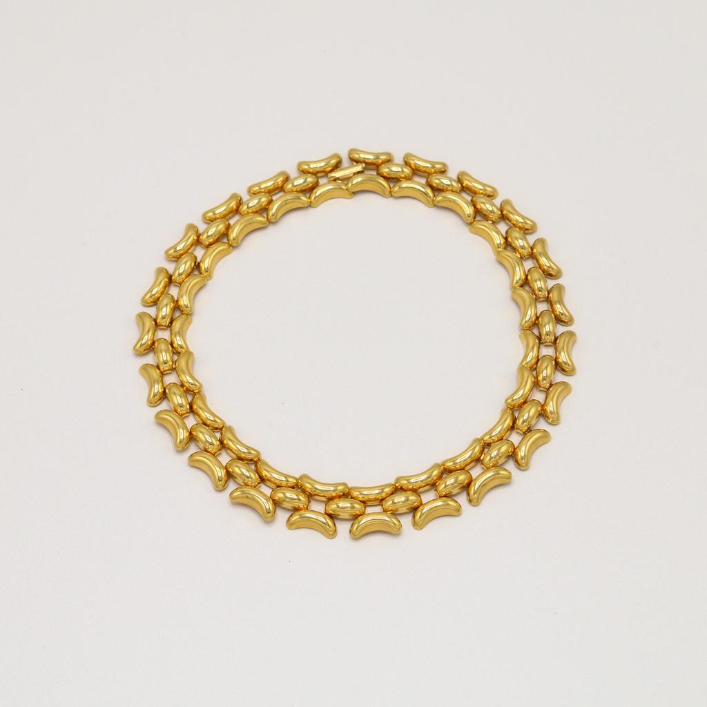 Orelia Vintage Vintage Crescent Collar Necklace