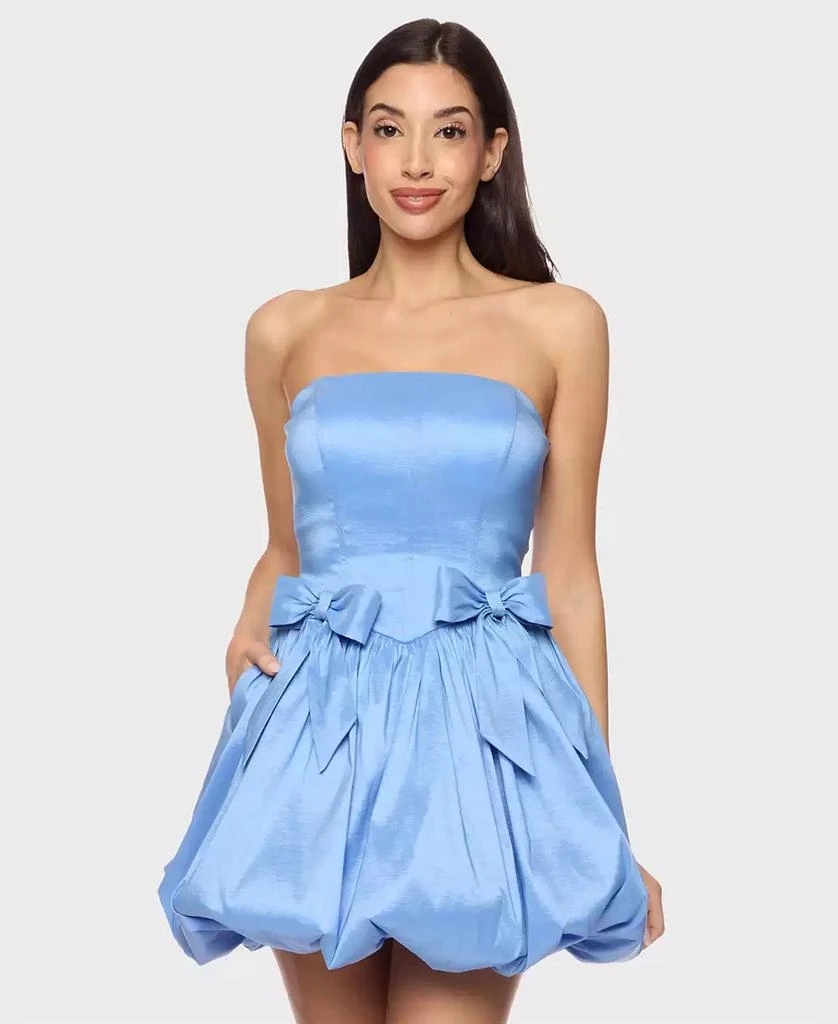 Alex & Sophia Juniors' Taffeta Fit & Flare Dress 1