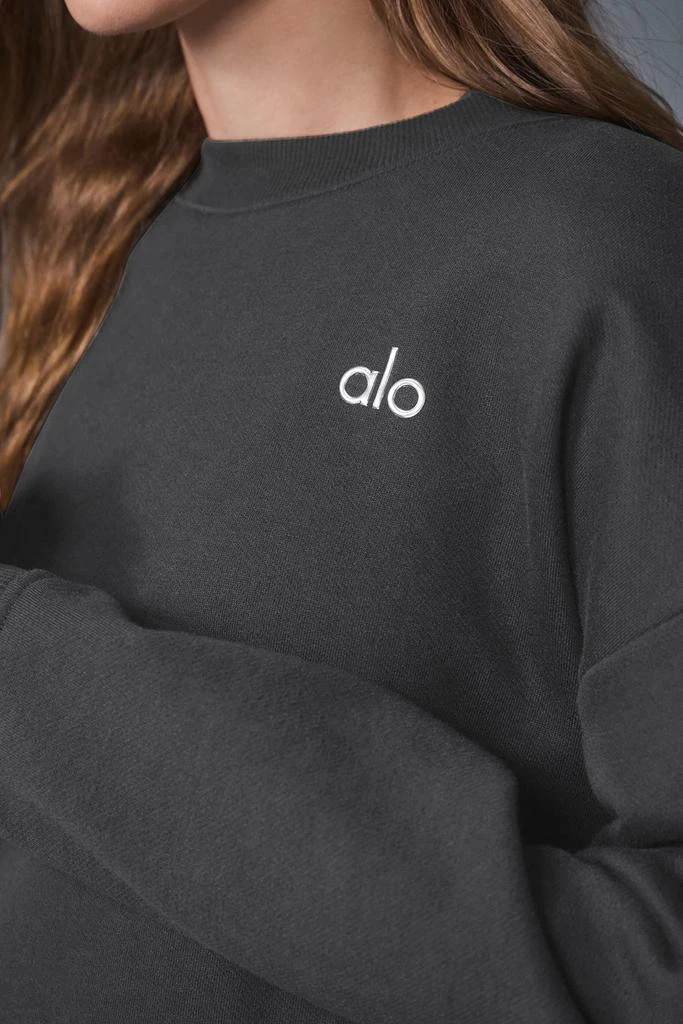 Alo Yoga Accolade Crew Neck Pullover - Anthracite 4