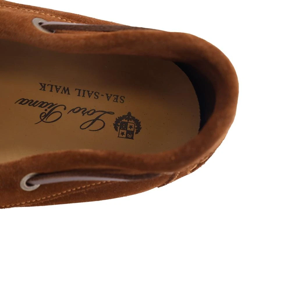 Loro Piana Sea-Sail Walk Boat Shoes in Brown Suede 5