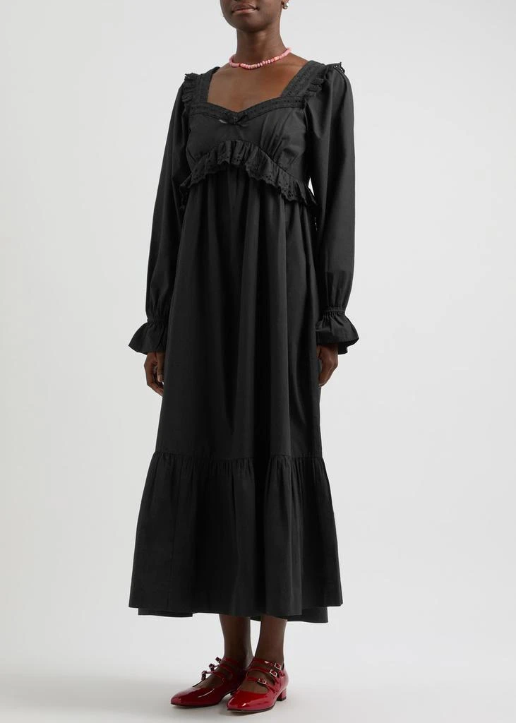 DAMSON MADDER Edith broderie anglaise cotton midi dress  2