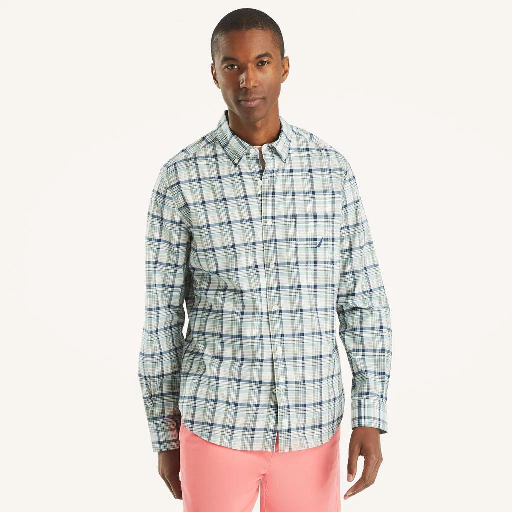 Nautica Mens Plaid Shirt 4