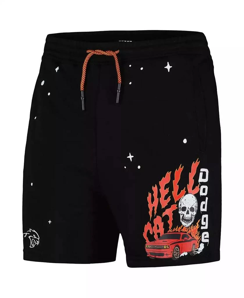 Reason Men's Black Dodge Hellcat Shorts 2