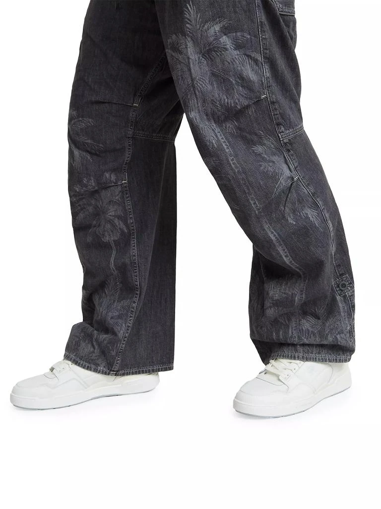 G-Star RAW Pleated Wide-Leg Denim Pants 6