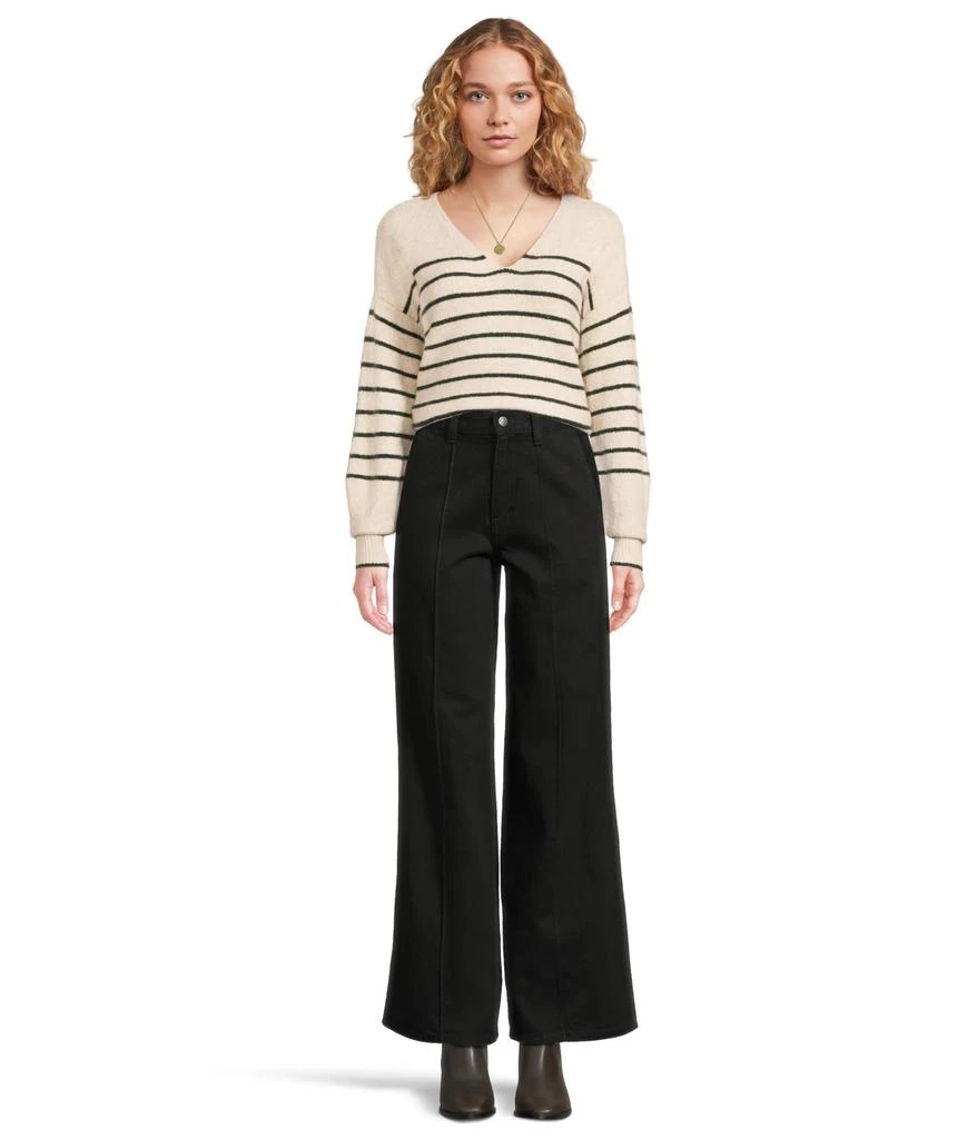 Madewell Superwide Trouser In Black Rinse 5