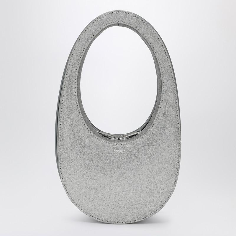COPERNI Silver Glitter Mini Swipe Bag - Shoulder Bags