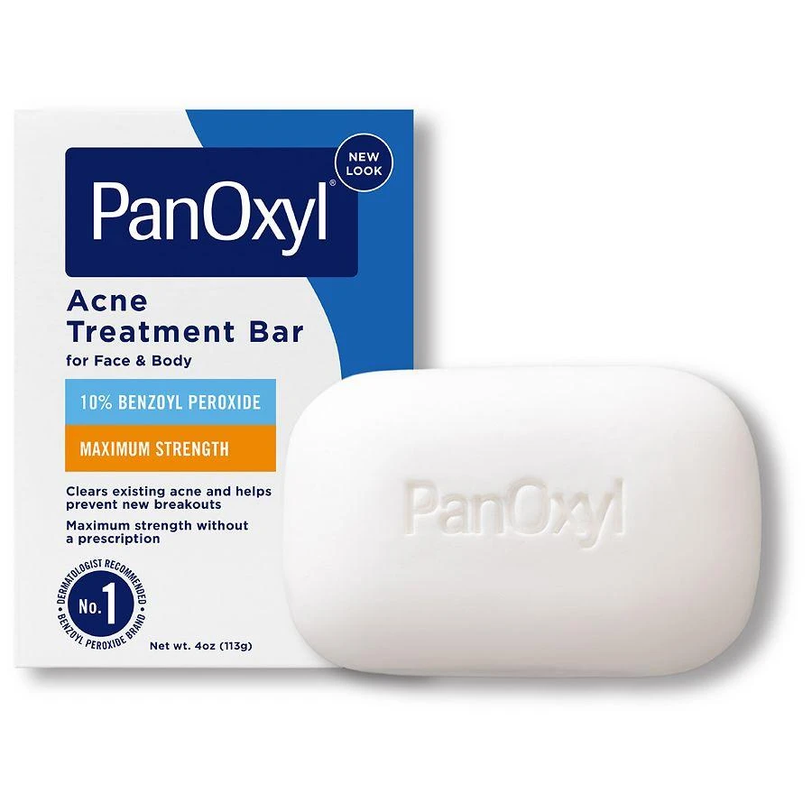 PanOxyl Acne Cleansing Bar 10% Benzoyl Peroxide Fragrance-Free 3