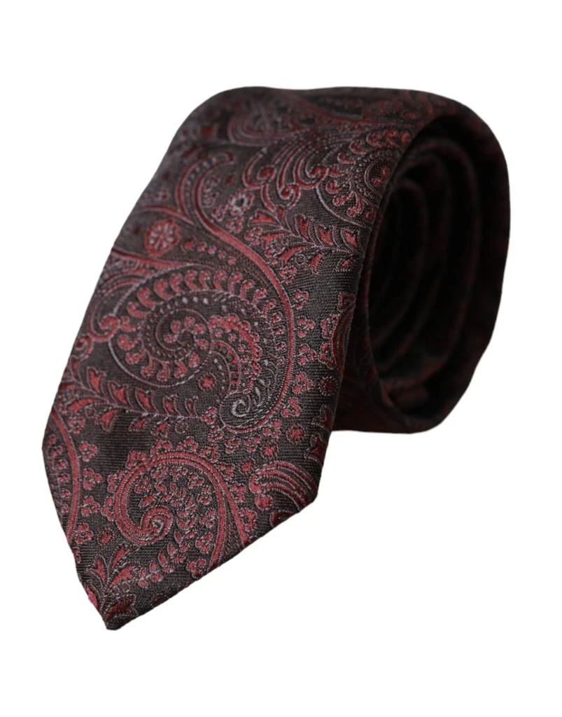 Dolce 
Gabbana Patterned Silk Adjustable Men Men
s Tie