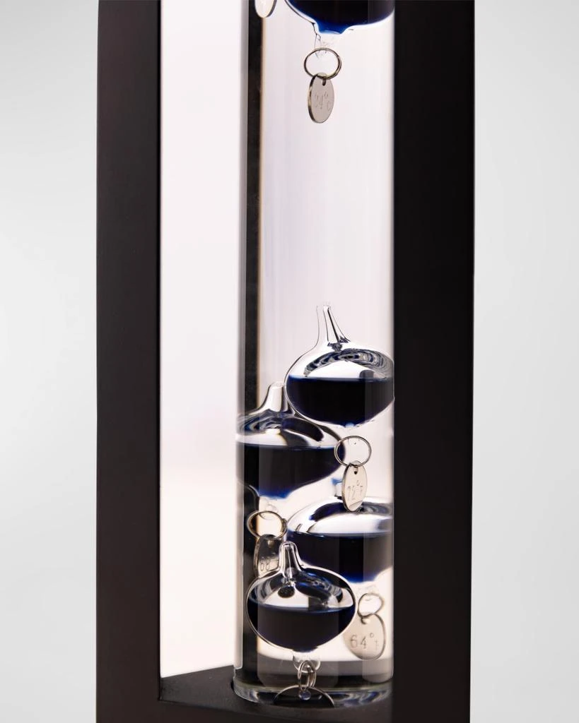 Bey-Berk Galileo Thermometer with Black Weights, 13"L 3