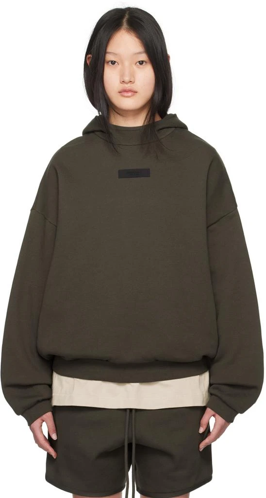 Fear of God ESSENTIALS Gray Pullover Hoodie 1