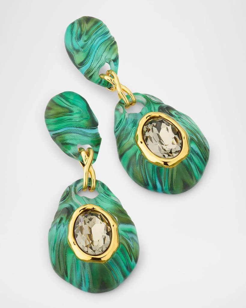 Alexis Bittar Madera Lucite Drop Earrings 3