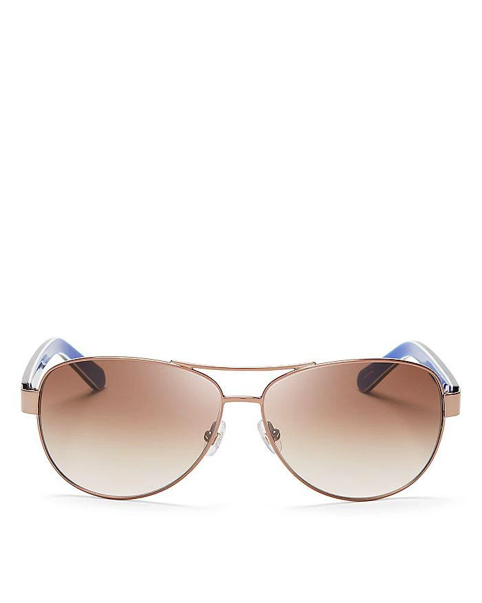 Kate Spade Dalia Aviator Sunglasses, 58mm 1
