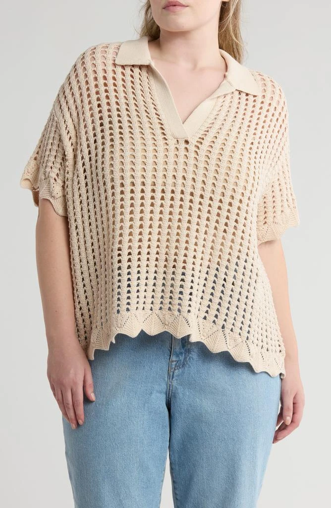 DR2 by Daniel Rainn Pointelle Knit Polo 1