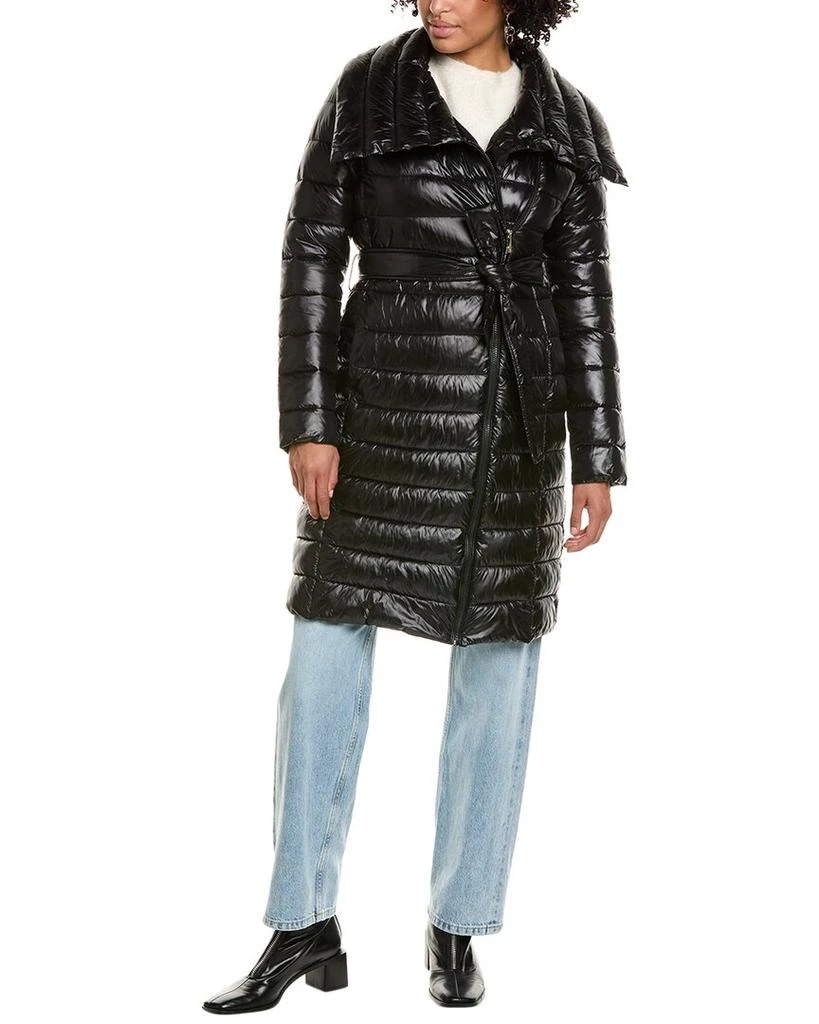 Via Spiga Belted Puffer Coat 3